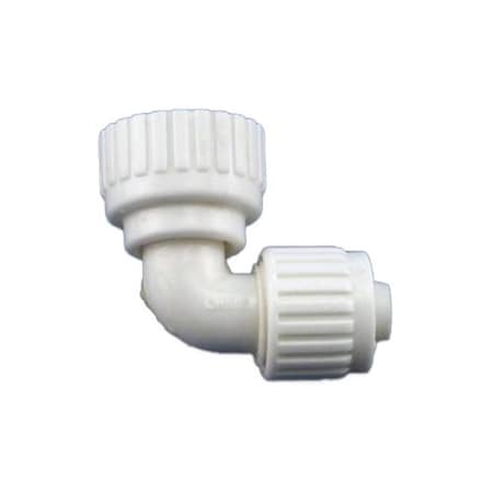 Elkhart 0.5 ft. PEX x 0.75 ft. Flare Plastic Swivel Elbow E6G-16811